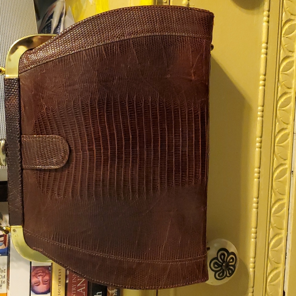 Chocolate Vintage Kelly Bag with Chain
